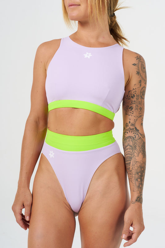 WAVE CHASER CROP TOP — OPEN BACK